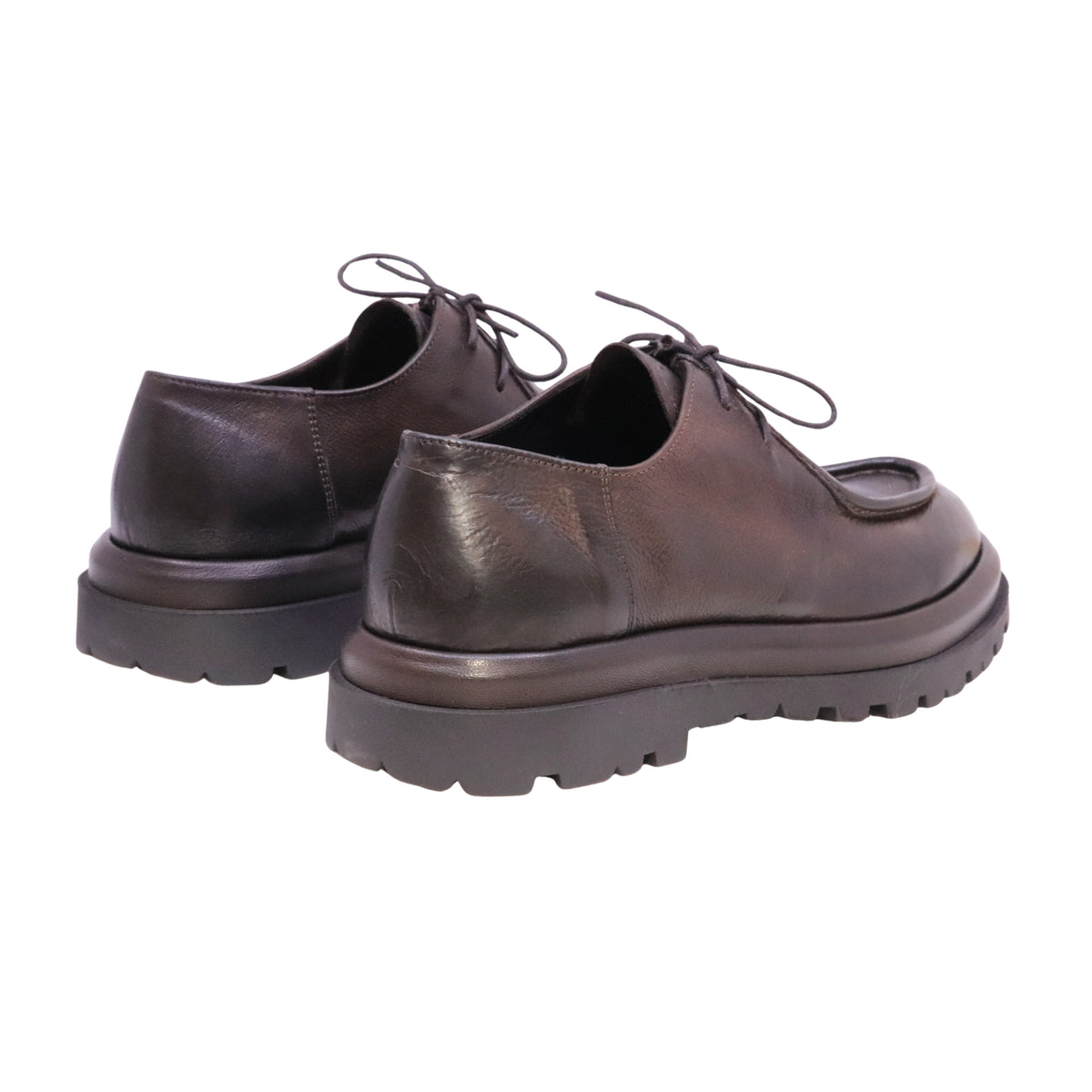 Pawelk's 22801 Bufalo Brandy stringata tirolese uomo in pelle marrone 