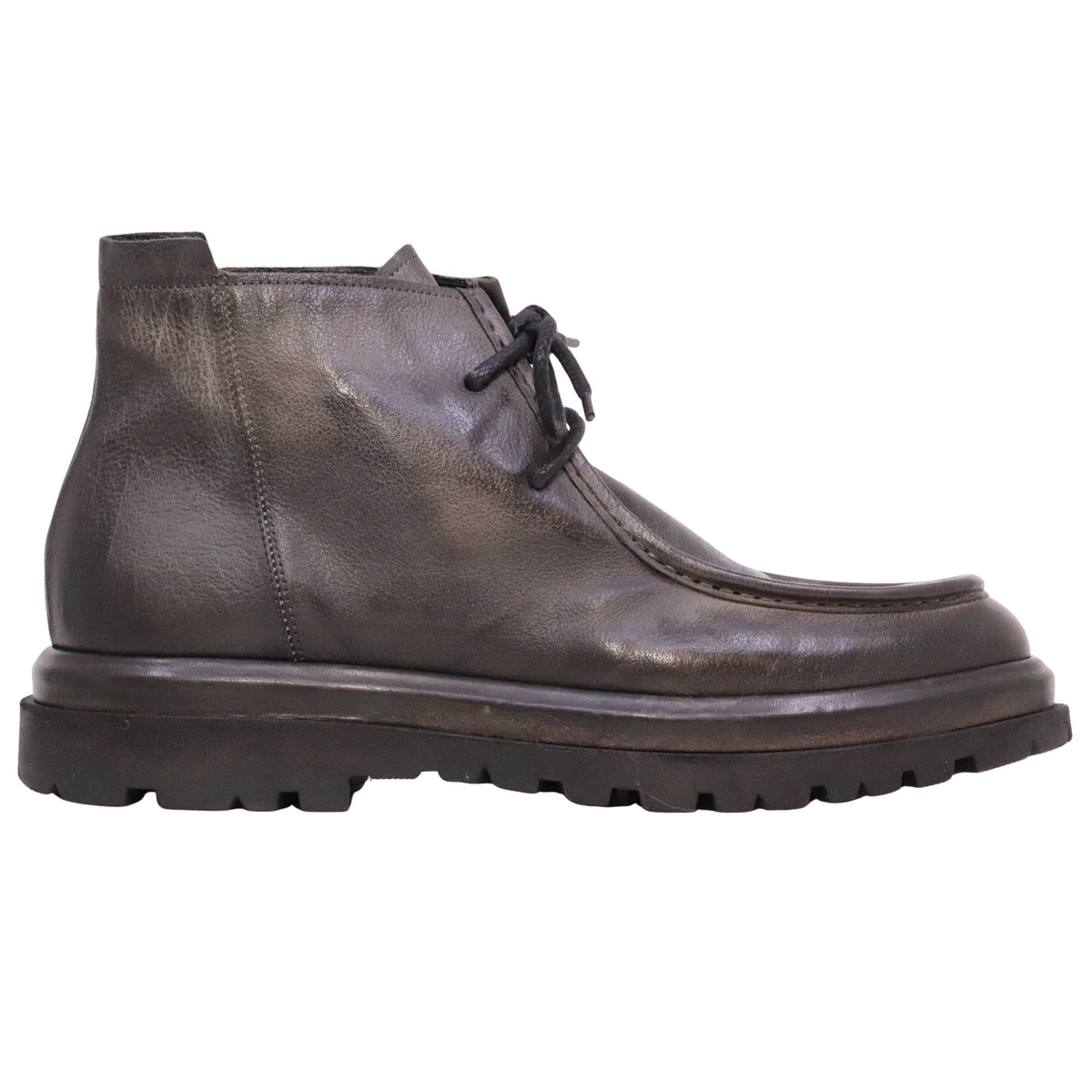 Pawelk's 26205 Bufalo Carbon stivaletto uomo in pelle grigia sfumata con suola carrarmato 