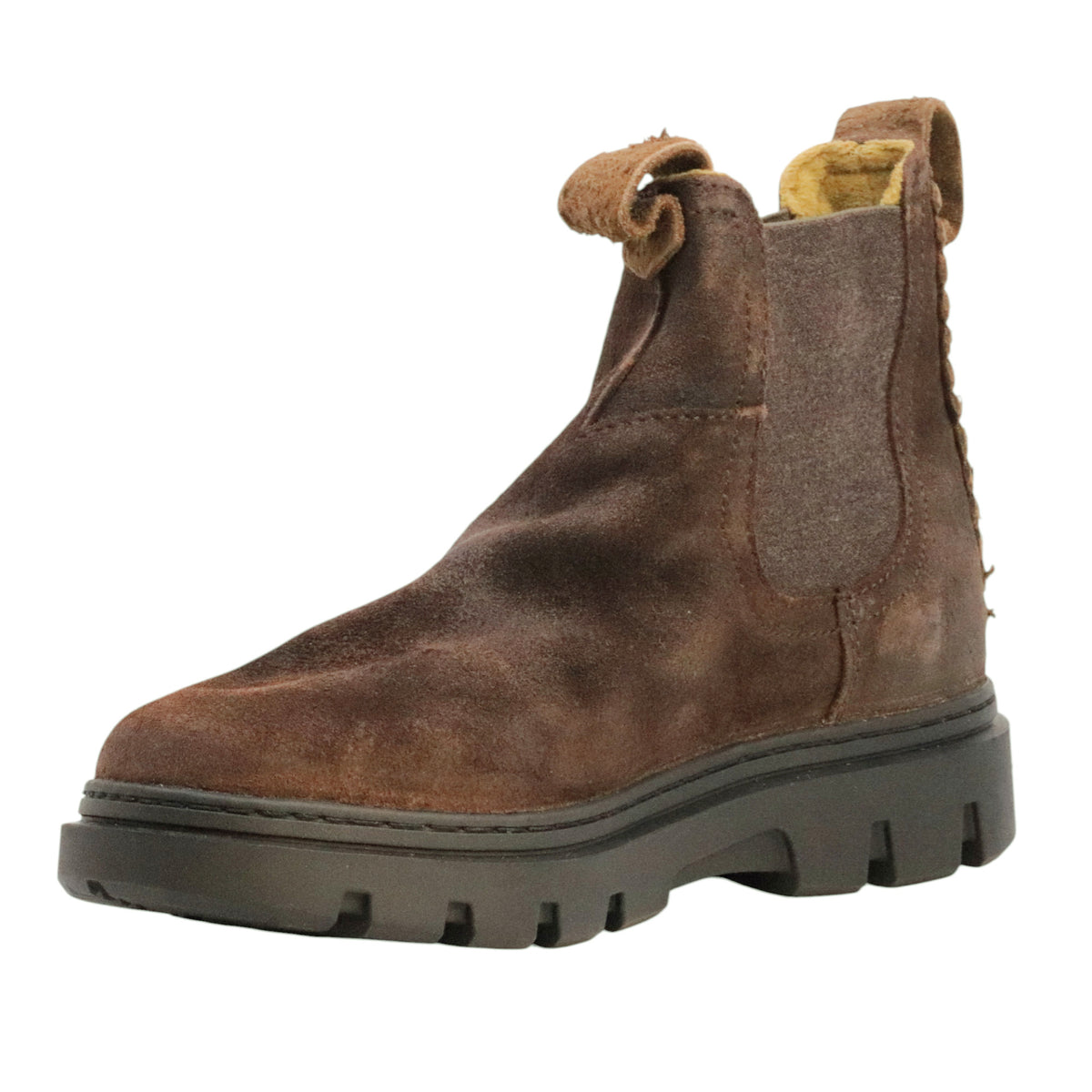 Satorisan Unalome Chelsea Desert Oasis Walnut 120110A stivaletto uomo in pelle scamosciata 