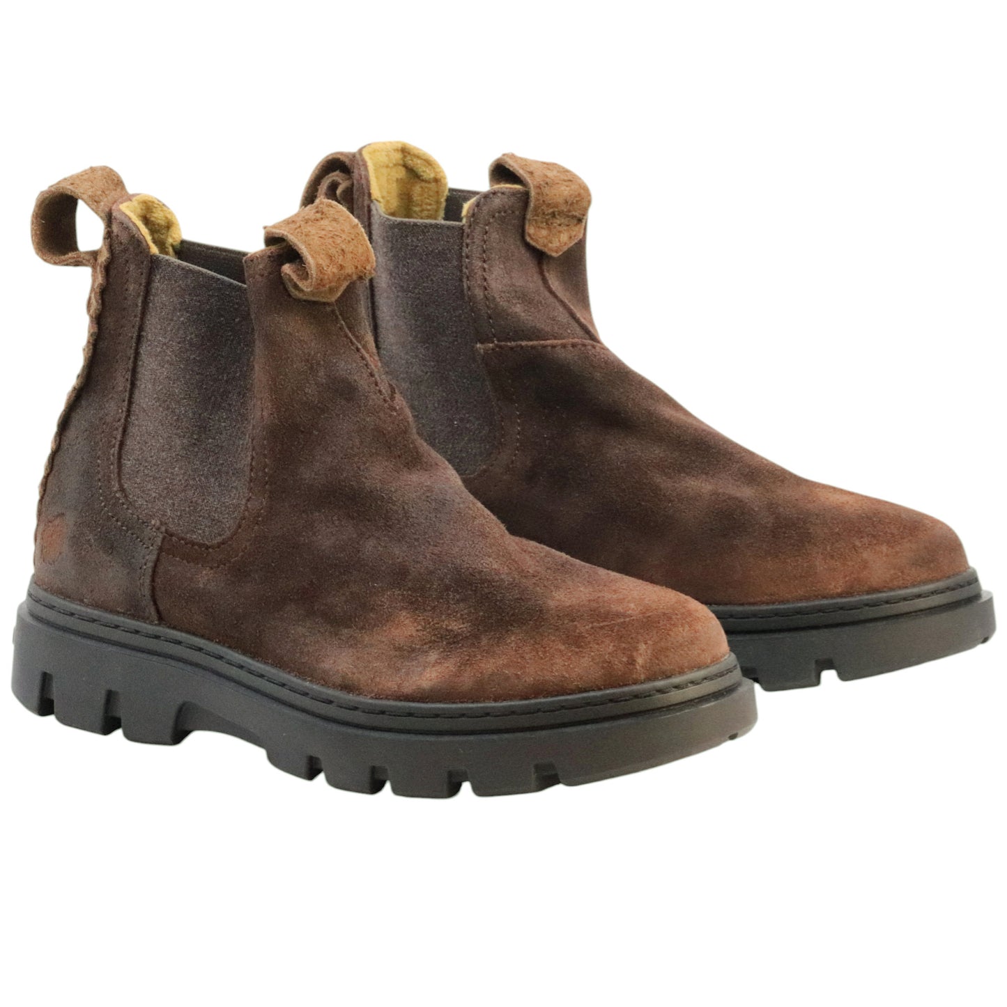 Satorisan Unalome Chelsea Desert Oasis Walnut 120110A stivaletto uomo in pelle scamosciata 