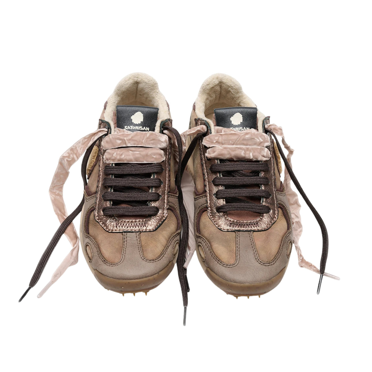 Satorisan Chacrona Premium EVO Camel sneaker donna in pelle e camoscio 