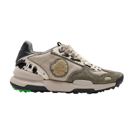 Satorisan Chacrona Premium EVO Tech Tender sneaker donna in pelle e camoscio animalier 