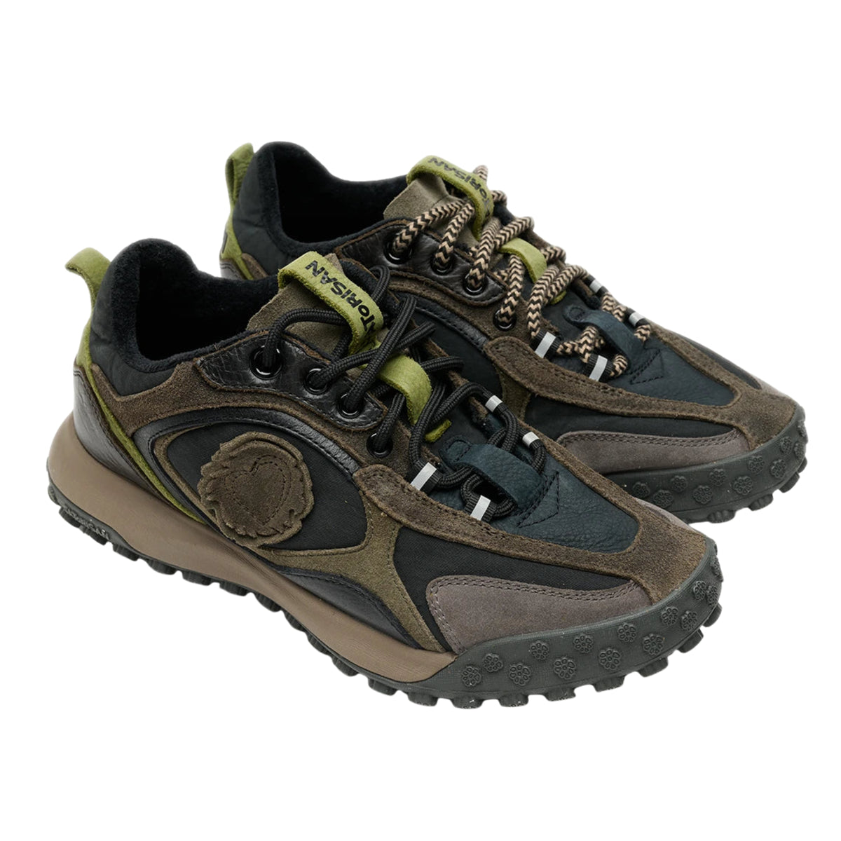 Satorisan Jagube Origin Black Quartz sneaker uomo in pelle e tessuto tecnico 