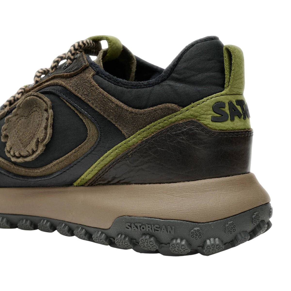 Satorisan Jagube Origin Black Quartz sneaker uomo in pelle e tessuto tecnico 