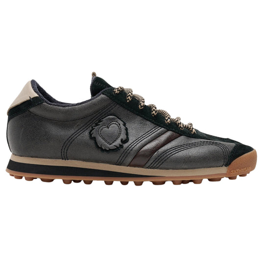 Satorisan Stardust Premium EVO Winter Smoke sneaker uomo in pelle nera 