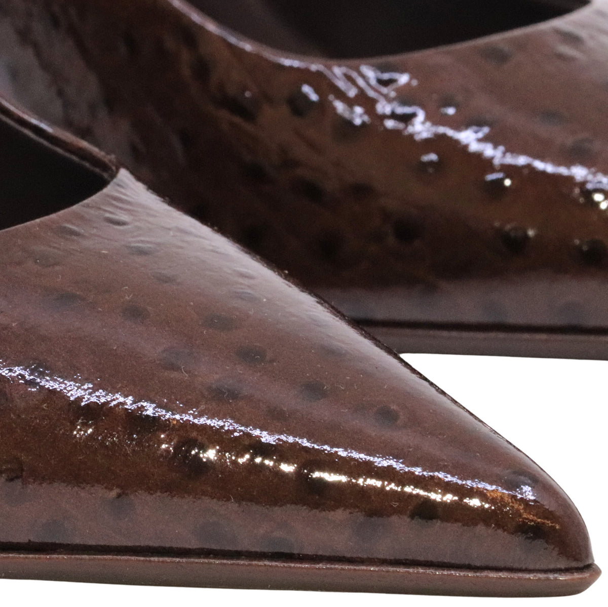 Sergio Levantesi Diva67 décolleté donna in pelle lucida marrone con tacco 9 cm 