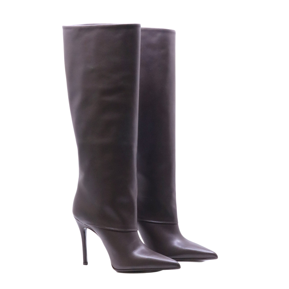 Sergio Levantesi Layla67 Tryde stivale donna in pelle marrone Ebano con tacco 10 cm 
