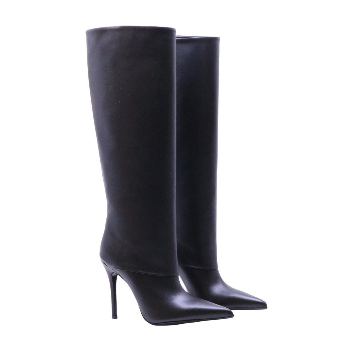Sergio Levantesi Layla67 Tryde stivale donna in pelle nera con tacco 10 cm 