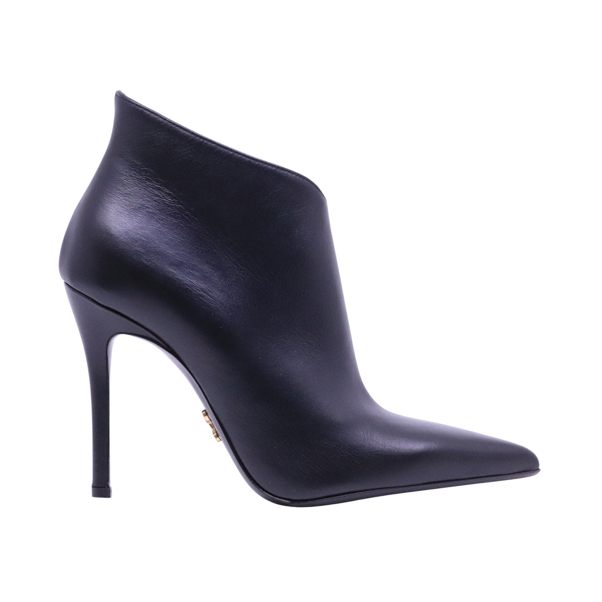 Sergio Levantesi Lima67 Tryde stivaletto tronchetto donna nero in pelle con tacco 10 cm 