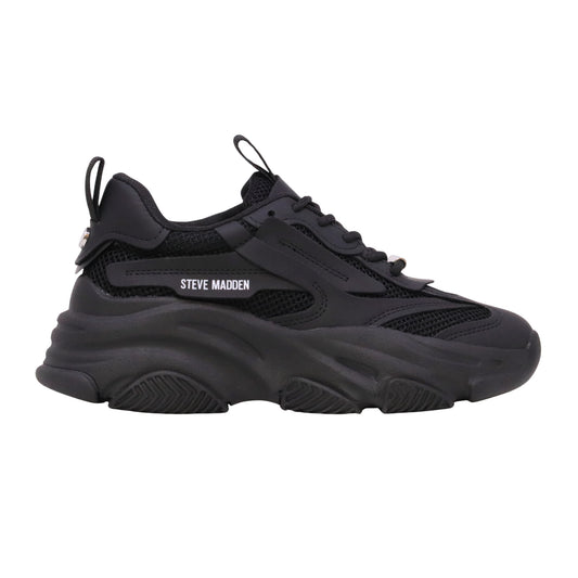 Steve Madden Possession E sneaker donna nera chunky con suola platform 