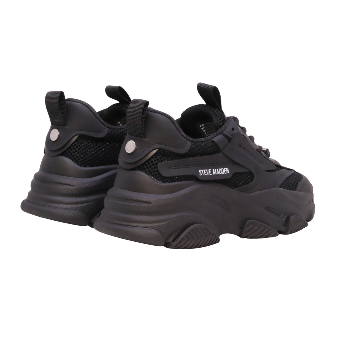 Steve Madden Possession E sneaker donna nera chunky con suola platform 