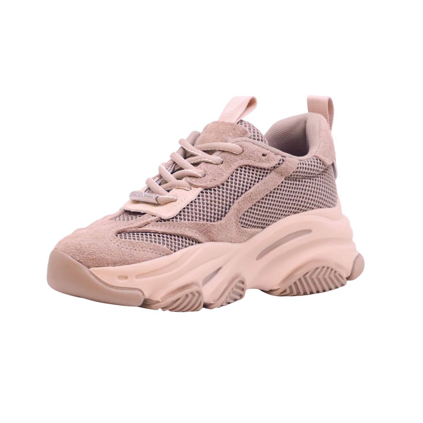 Steve Madden Possession Taupe Grey Suede sneaker donna in tessuto, similpelle e camoscio taupe 
