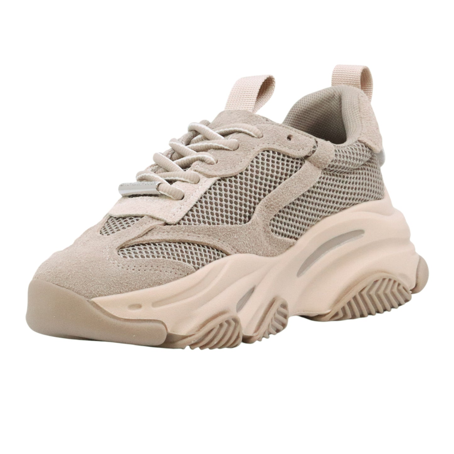 Steve Madden Possession Taupe Grey Suede sneaker donna in tessuto, similpelle e camoscio taupe 