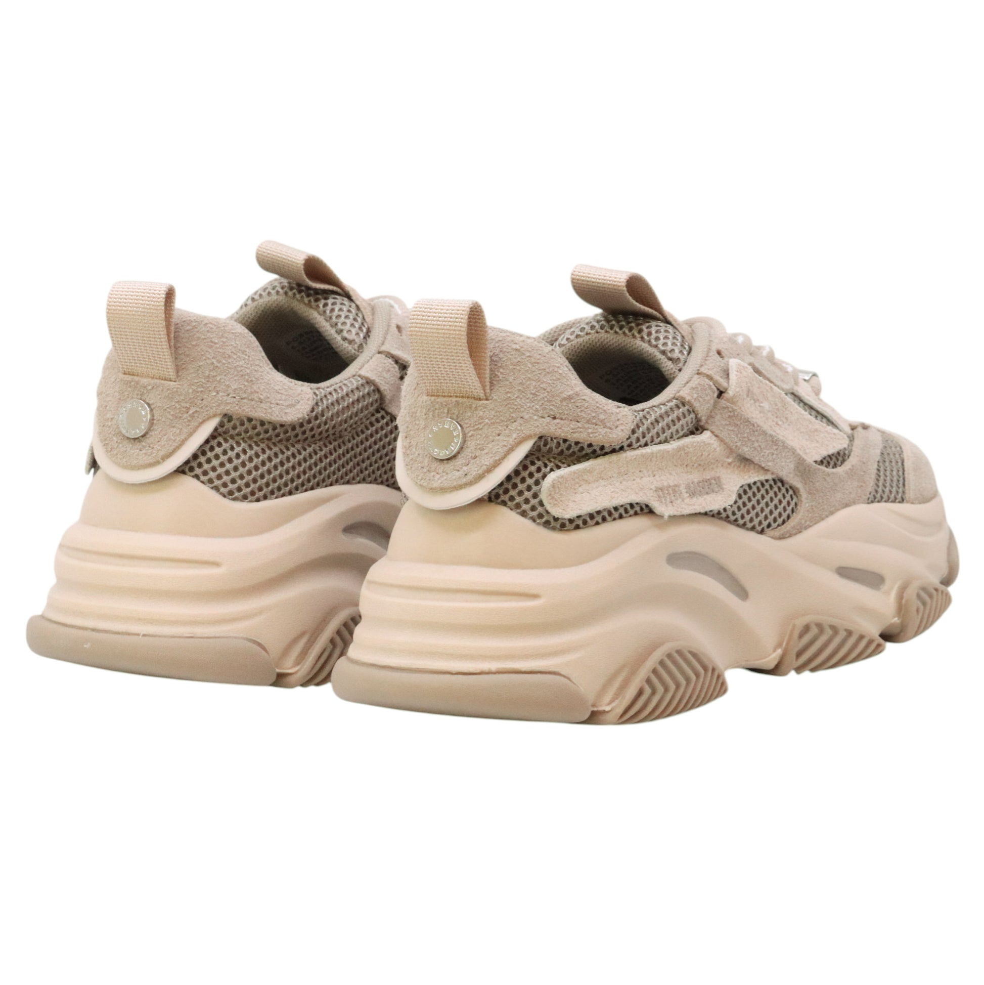 Steve Madden Possession Taupe Grey Suede sneaker donna in tessuto, similpelle e camoscio taupe 