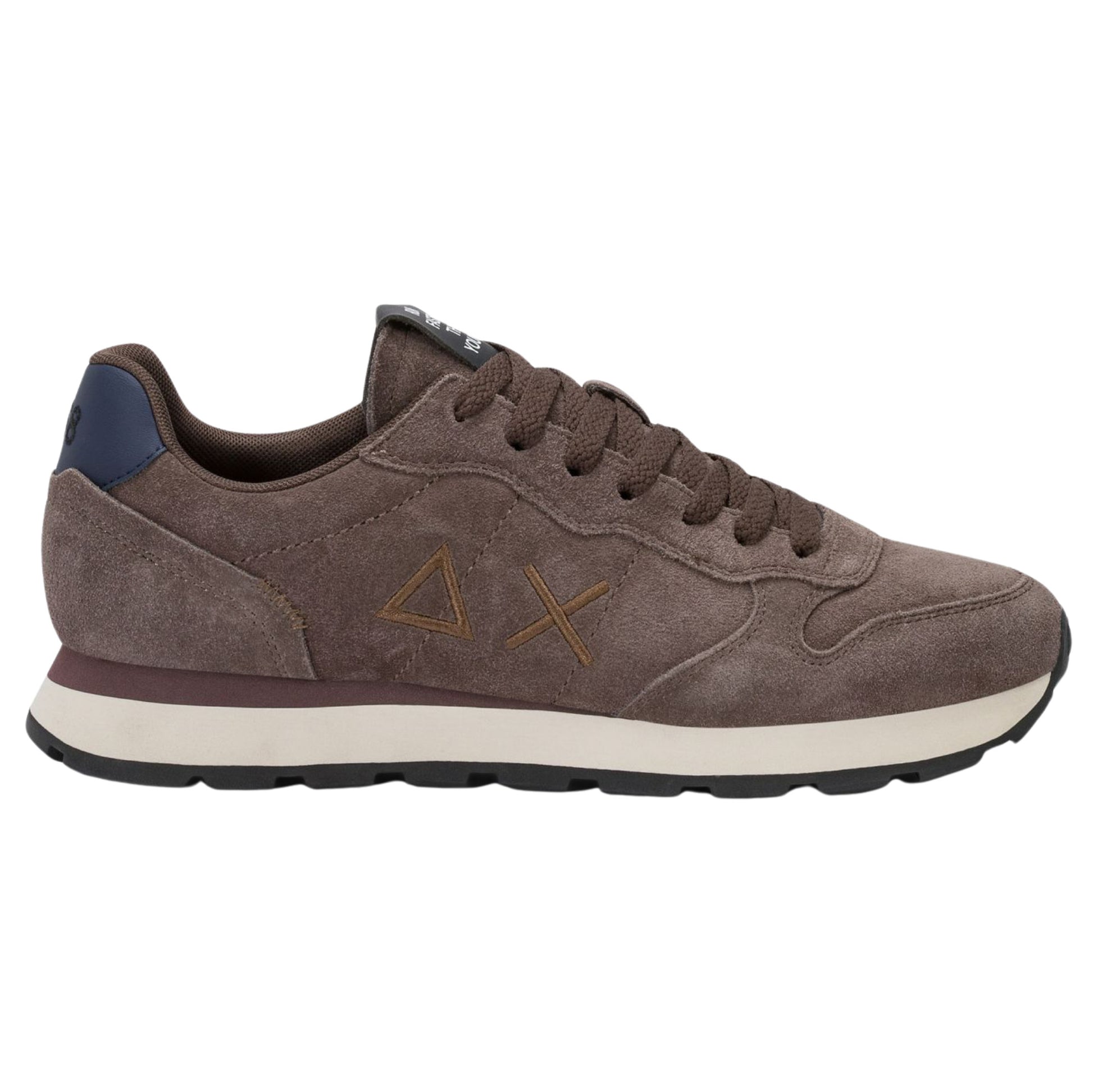 SUN68 Tom Z46106-08 sneaker uomo in camoscio marrone 