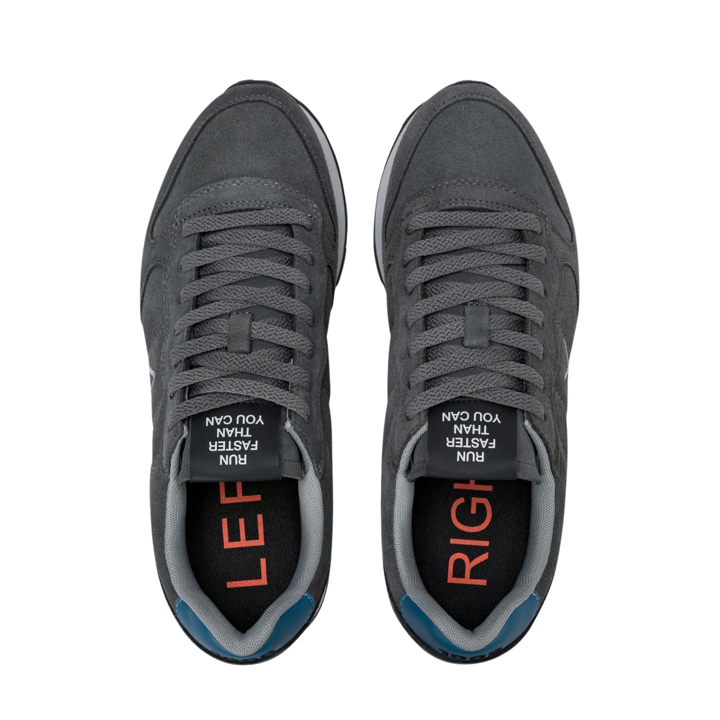 SUN68 Tom Z46106-47 sneaker uomo in camoscio grigio scuro 