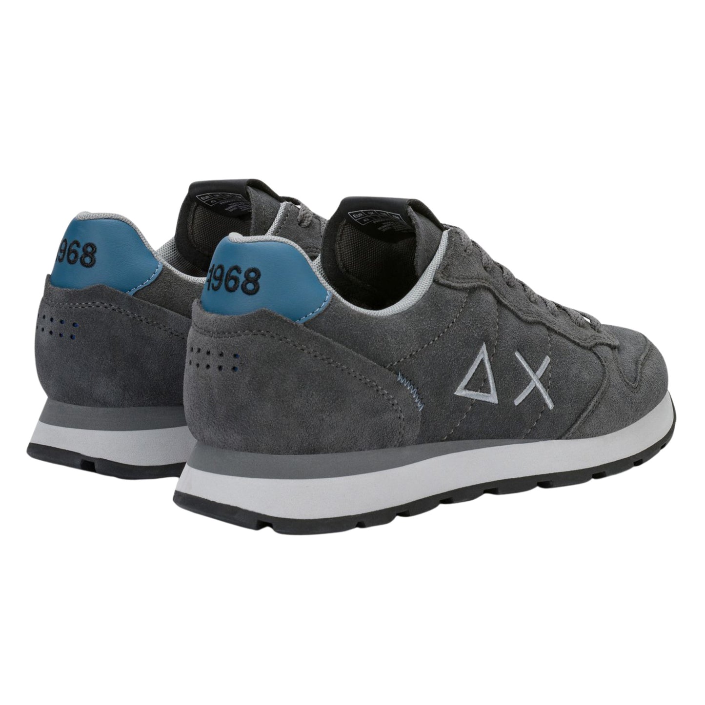 SUN68 Tom Z46106-47 sneaker uomo in camoscio grigio scuro 
