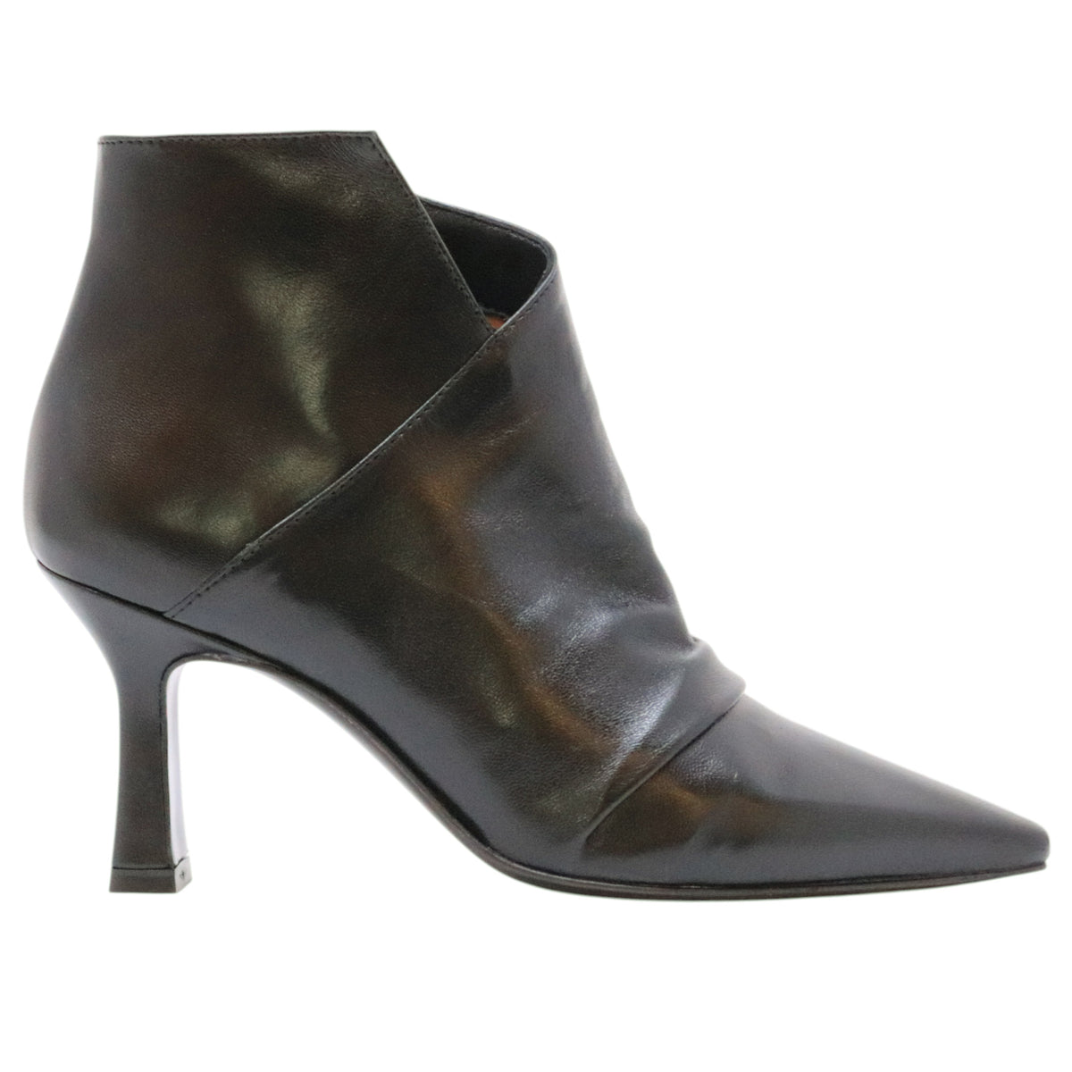 The Seller BR317 tronchetto donna in pelle nera 