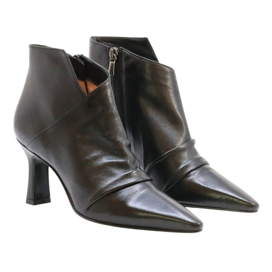 The Seller BR317 tronchetto donna in pelle nera 
