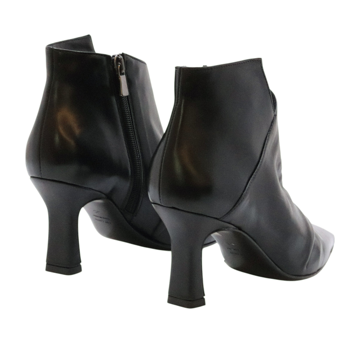 The Seller BR317 tronchetto donna in pelle nera 