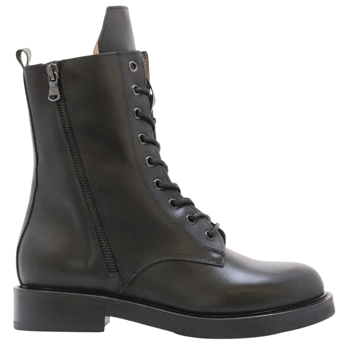 The Seller MW548 stivaletto donna in pelle nera 