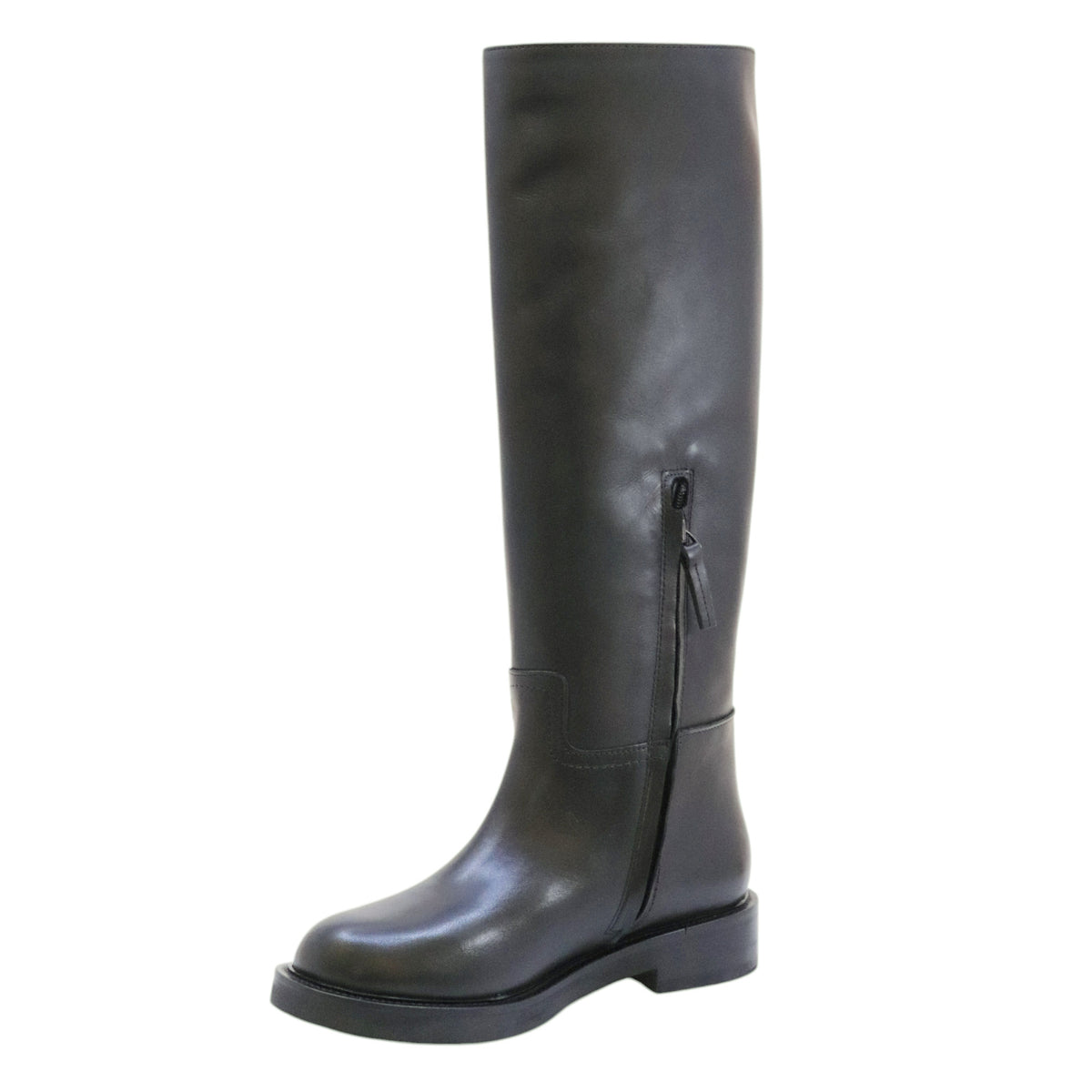The Seller MW560 stivale donna in pelle nera 