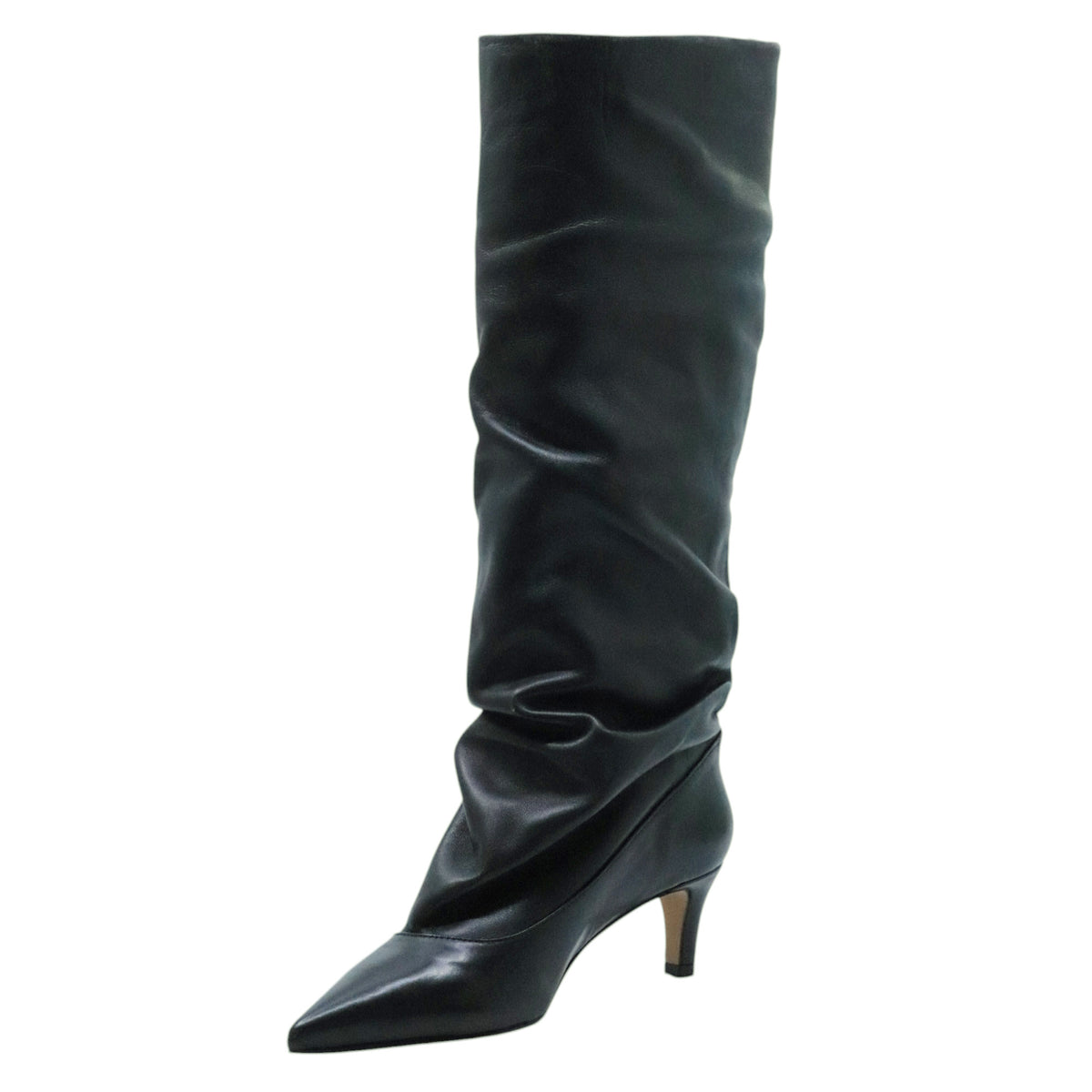 The Seller se2031 stivale donna in pelle nera 