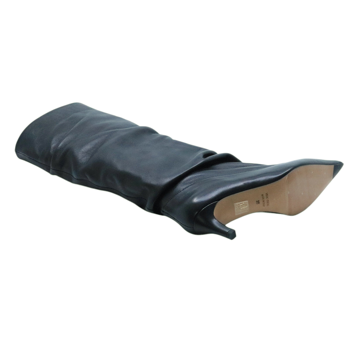 The Seller se2031 stivale donna in pelle nera 