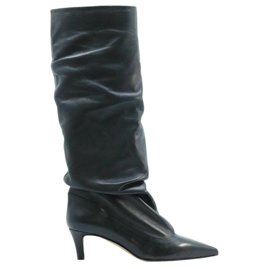 The Seller se2031 stivale donna in pelle nera 