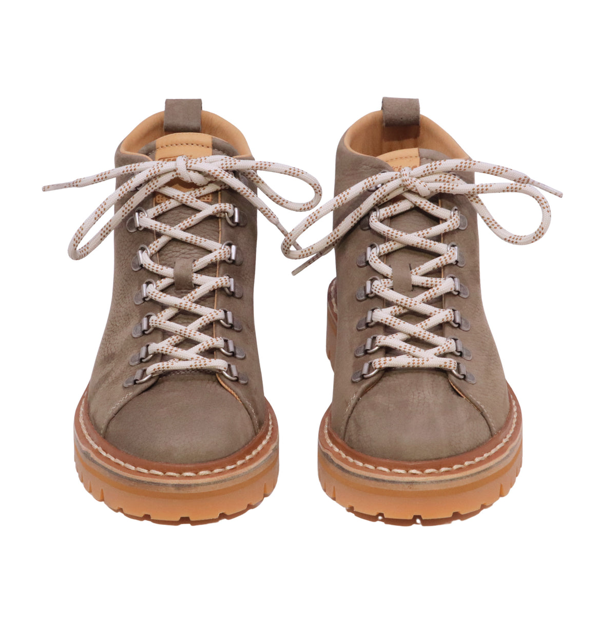 Tre Cime Shoes Franzei Mid T116 scarponcino unisex in nabuk taupe con suola Vibram 
