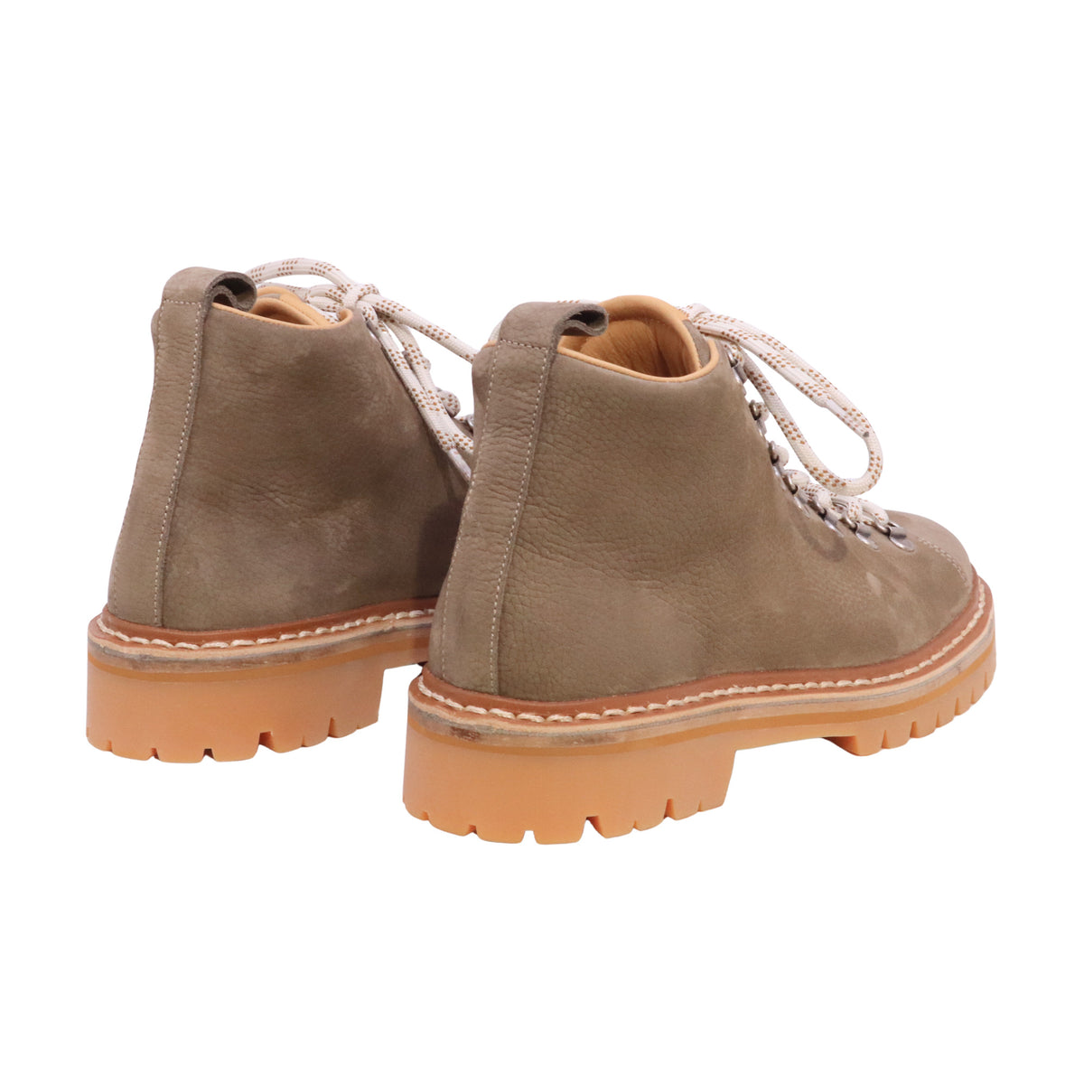 Tre Cime Shoes Franzei Mid T116 scarponcino unisex in nabuk taupe con suola Vibram 