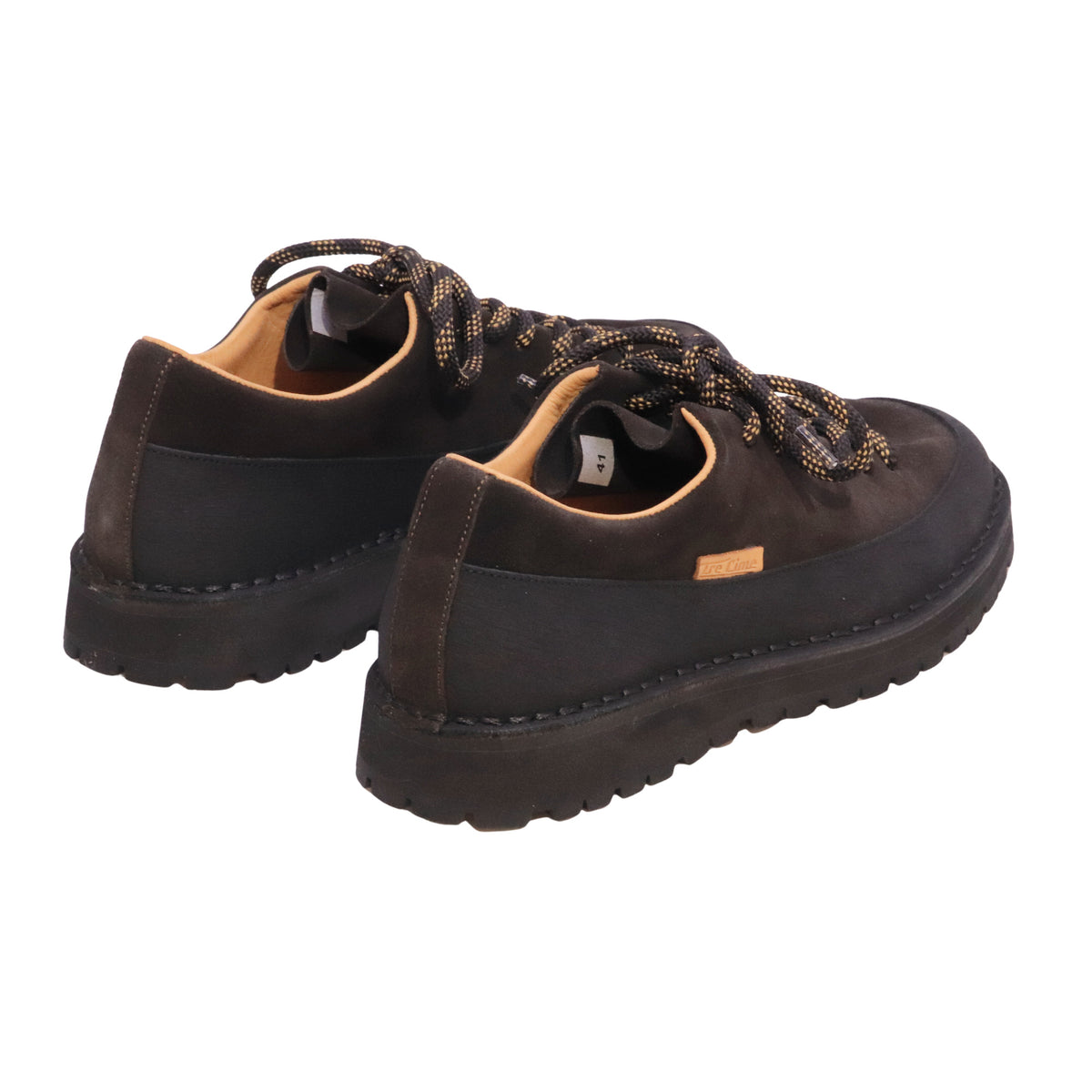 Tre Cime Shoes Fimon T150 sneakers uomo in camoscio marrone Coffee con suola Vibram 
