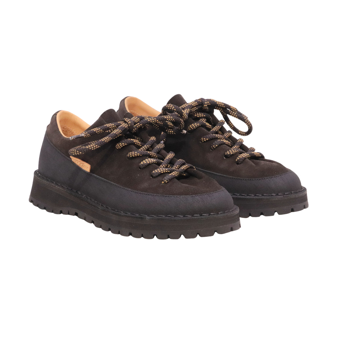 Tre Cime Shoes Fimon T150 sneakers donna in camoscio marrone Coffee con suola Vibram Made in Italy 