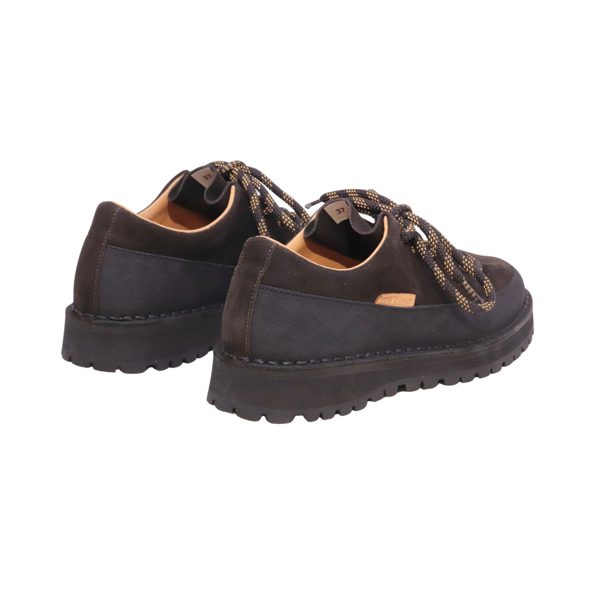 Tre Cime Shoes Fimon T150 sneakers donna in camoscio marrone Coffee con suola Vibram Made in Italy 