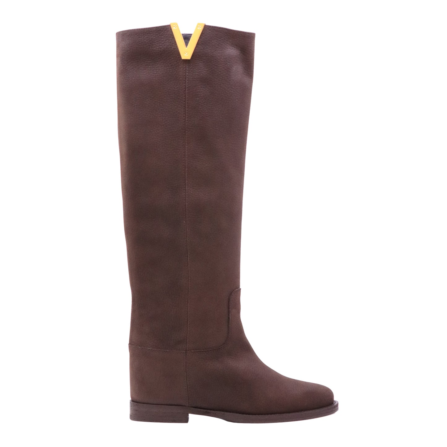 Via Roma 15 2568 Santa Monica stivale donna in pelle nabuk testa di moro Made in Italy 