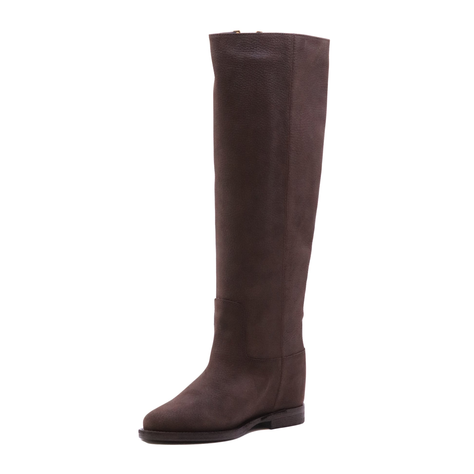 Via Roma 15 2568 Santa Monica stivale donna in pelle nabuk testa di moro Made in Italy 