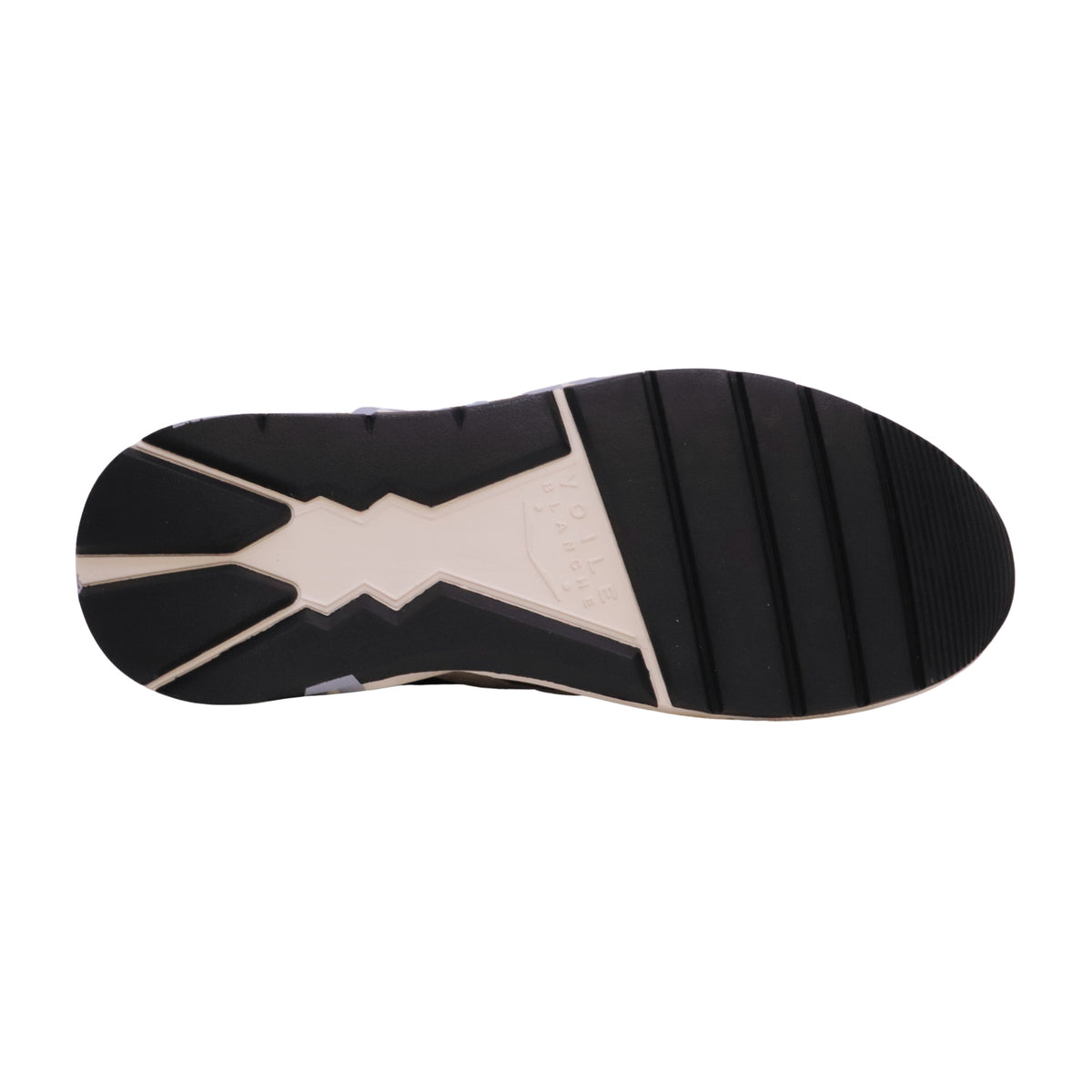 Voile Blanche Club01 sneaker uomo in camoscio e tessuto tecnico verde militare bianco 