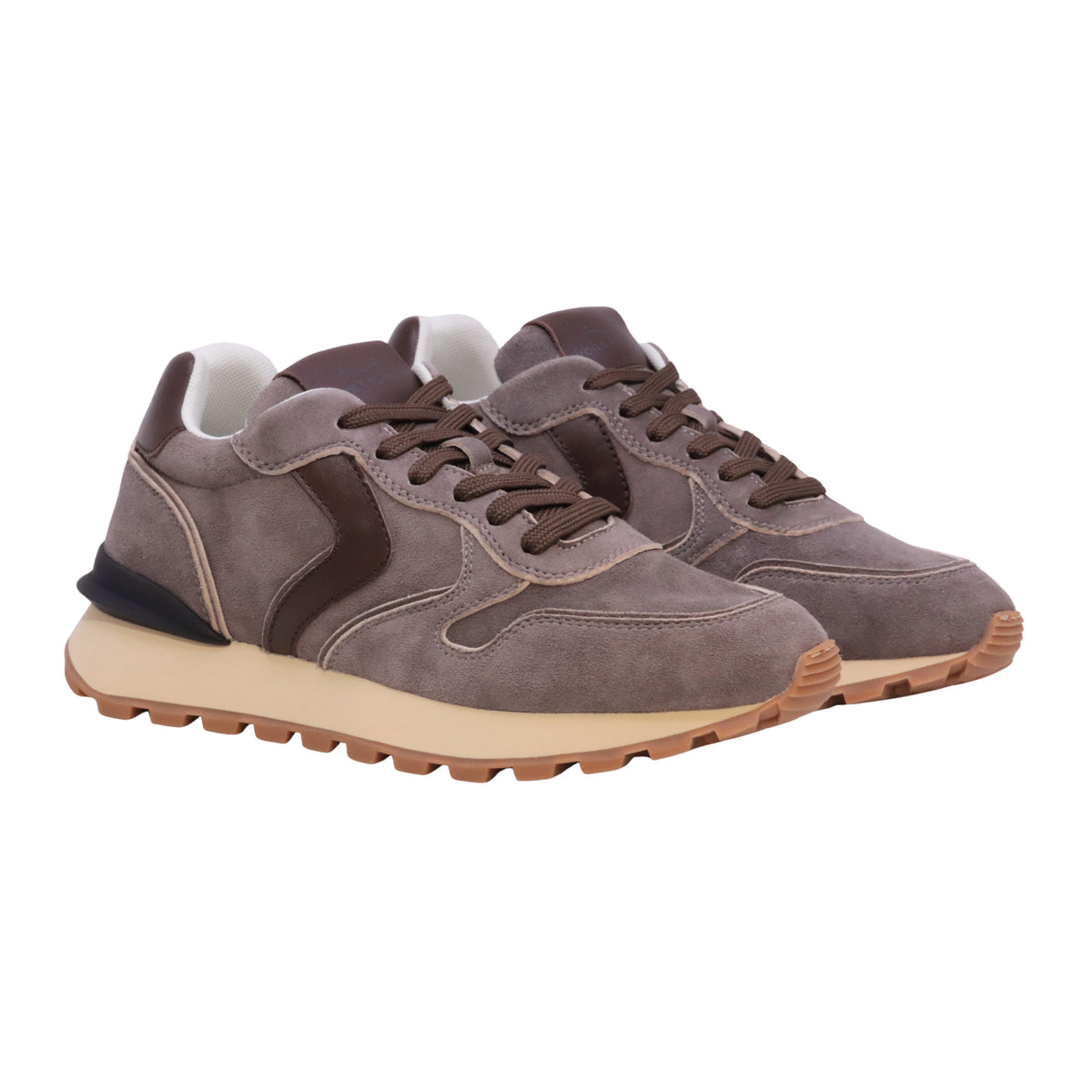 Voile Blanche Paris Race Man W sneaker uomo in camoscio marrone 