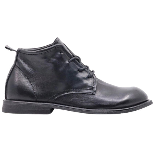 AS98 Arte U97204 stivaletto allacciato uomo in pelle nera 