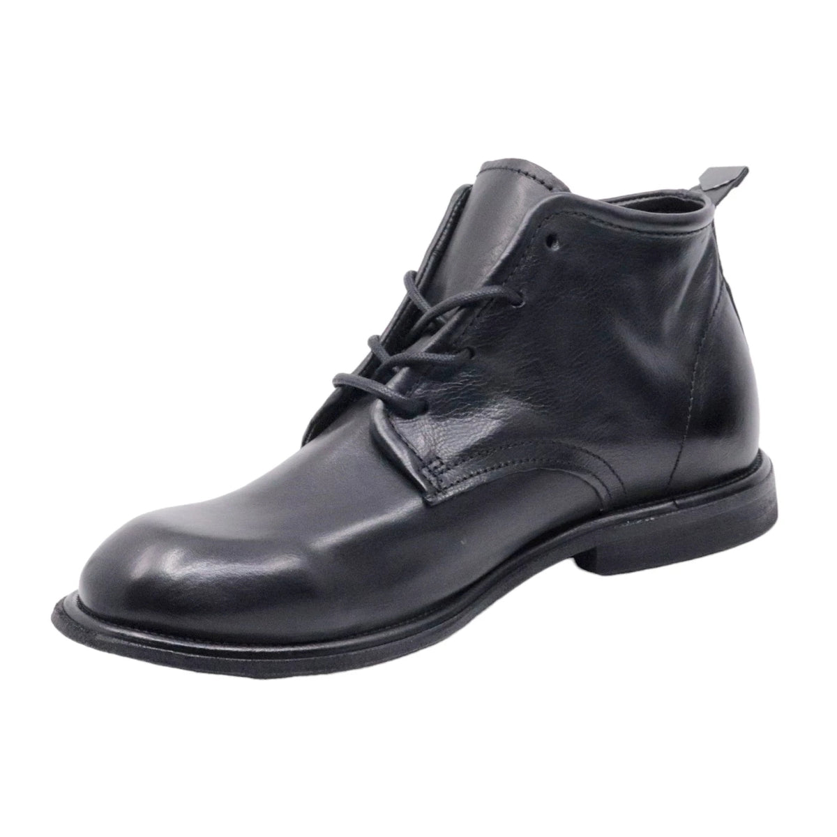 AS98 Arte U97204 stivaletto allacciato uomo in pelle nera 