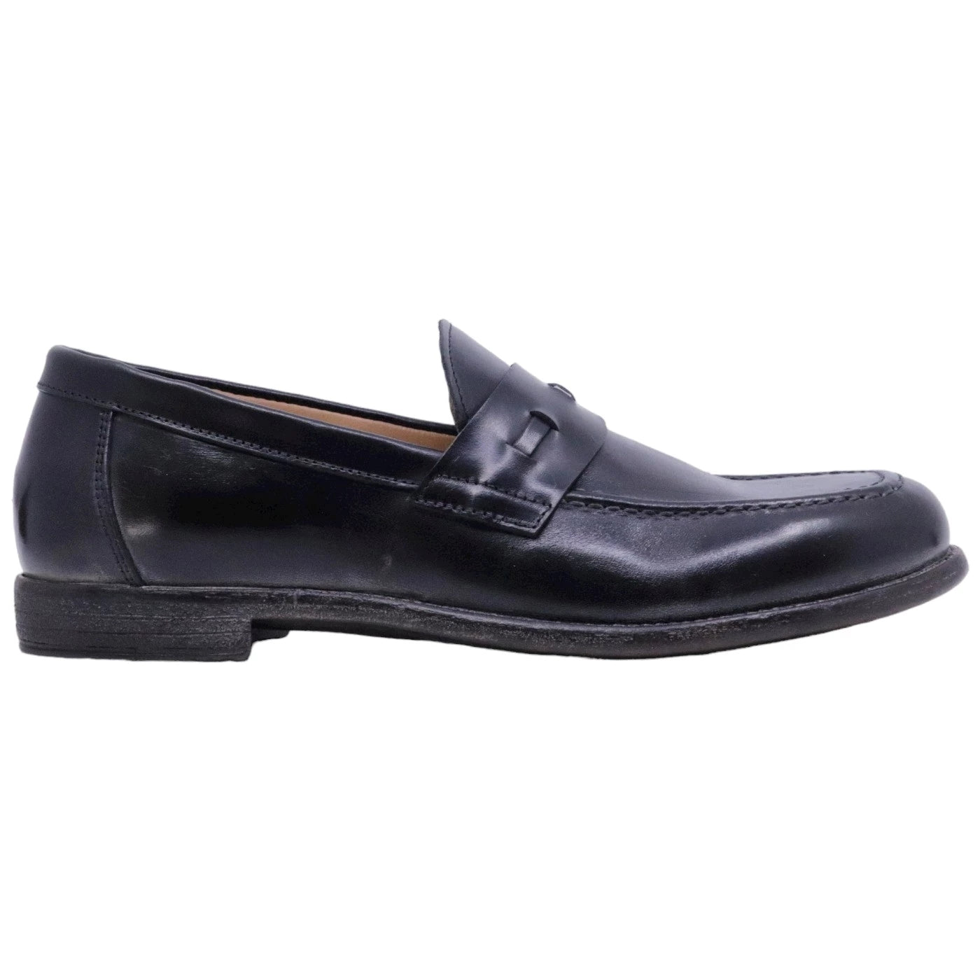 Mocassino uomo Moma 16402E in pelle nera 