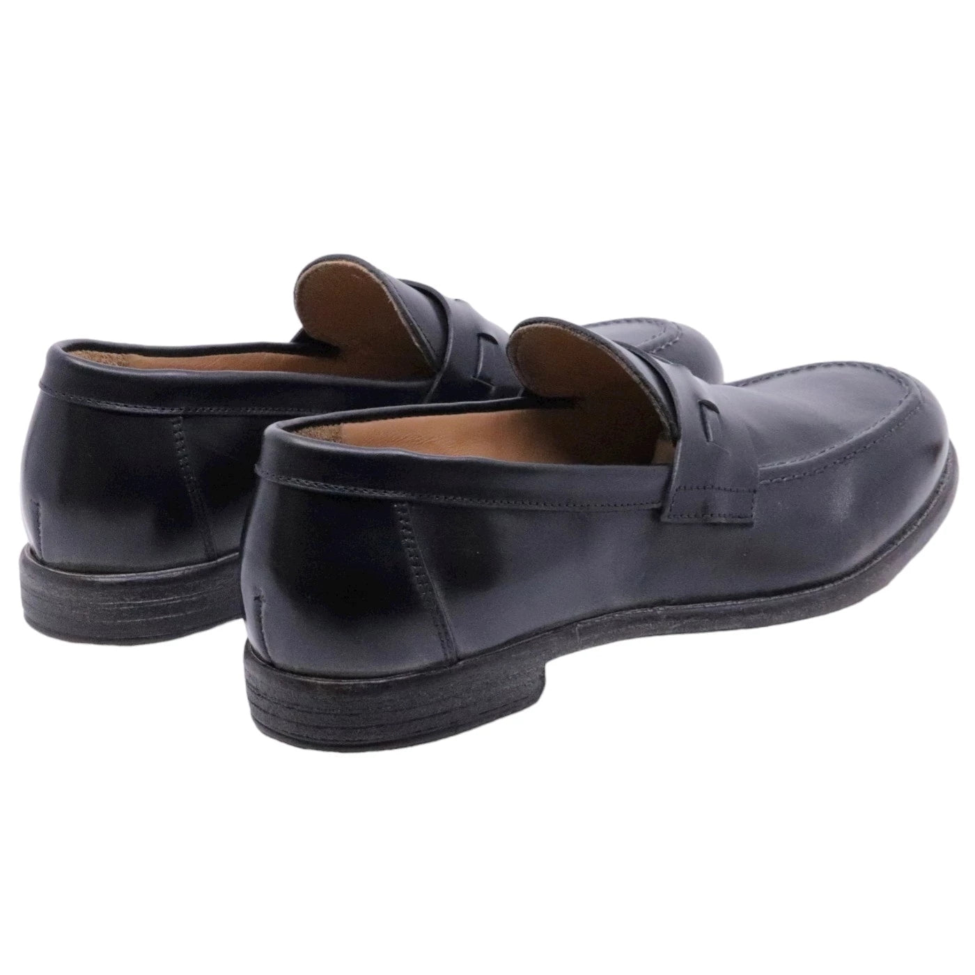 Mocassino uomo Moma 16402E in pelle nera 