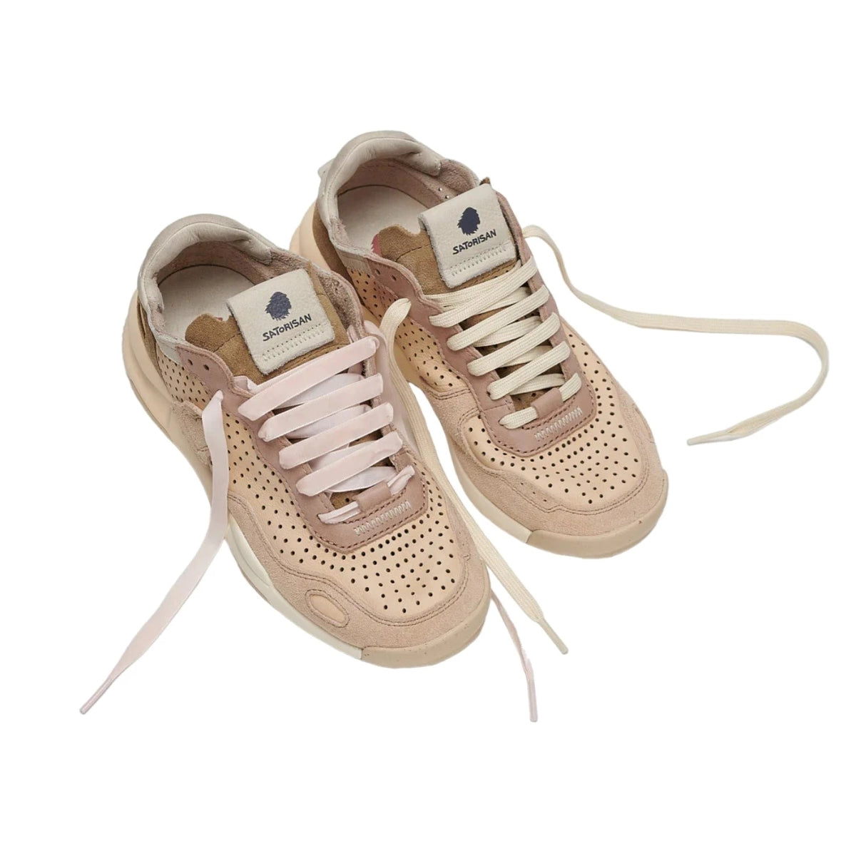 Satorisan Chacrona Laser Premium sneaker donna pelle traforata color rosa 