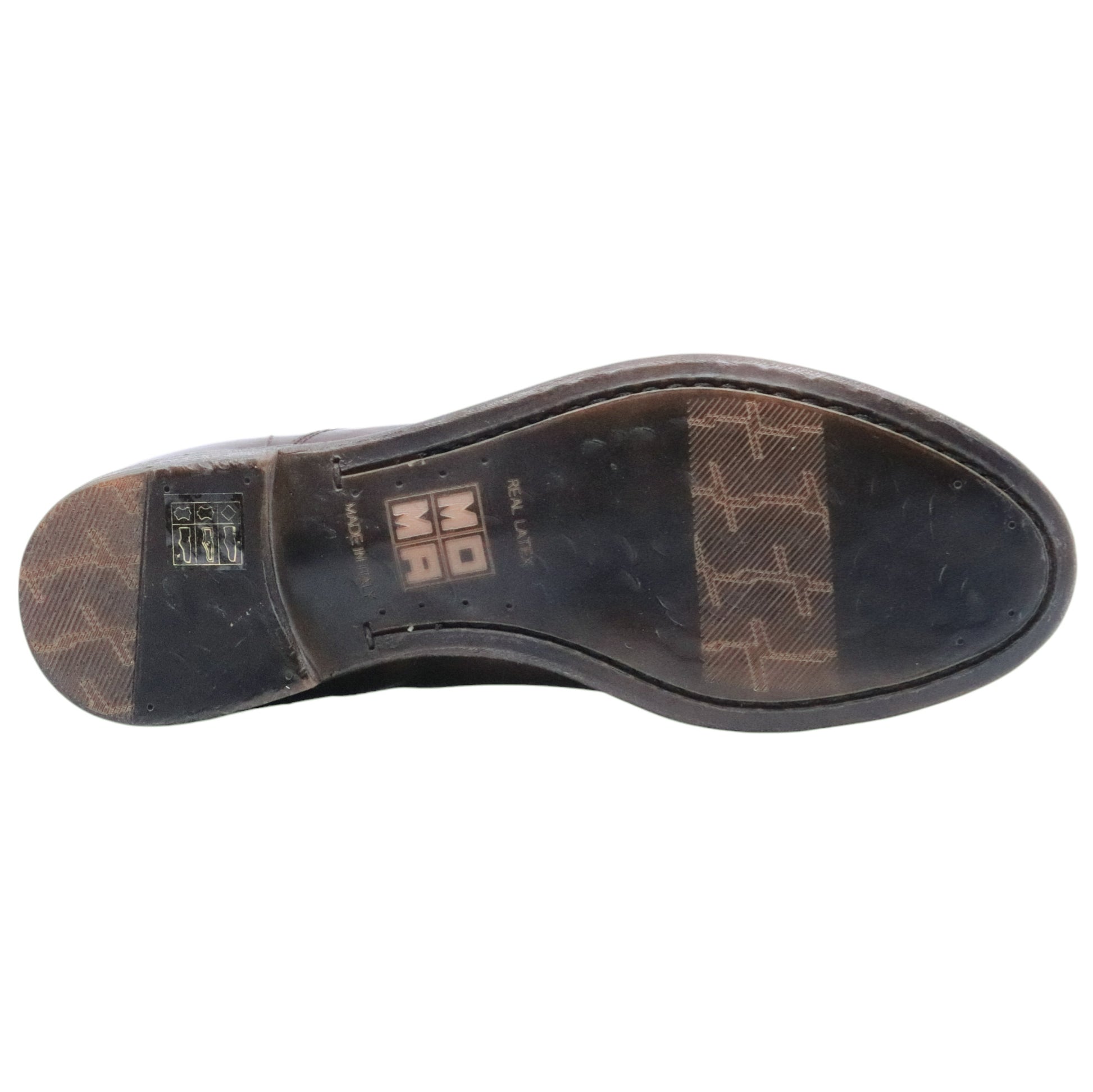 Scarpa uomo Moma 16403A in pelle marrone 