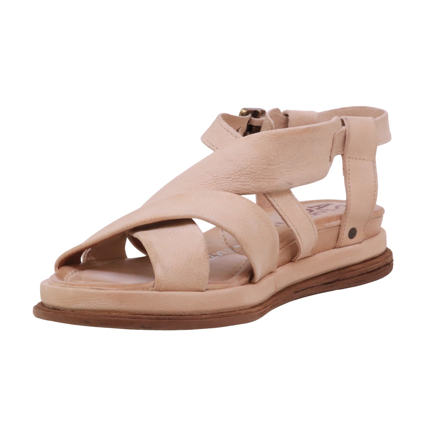 A.S.98 Spoon B60001 sandalo donna in pelle Beach Made in Italy 
