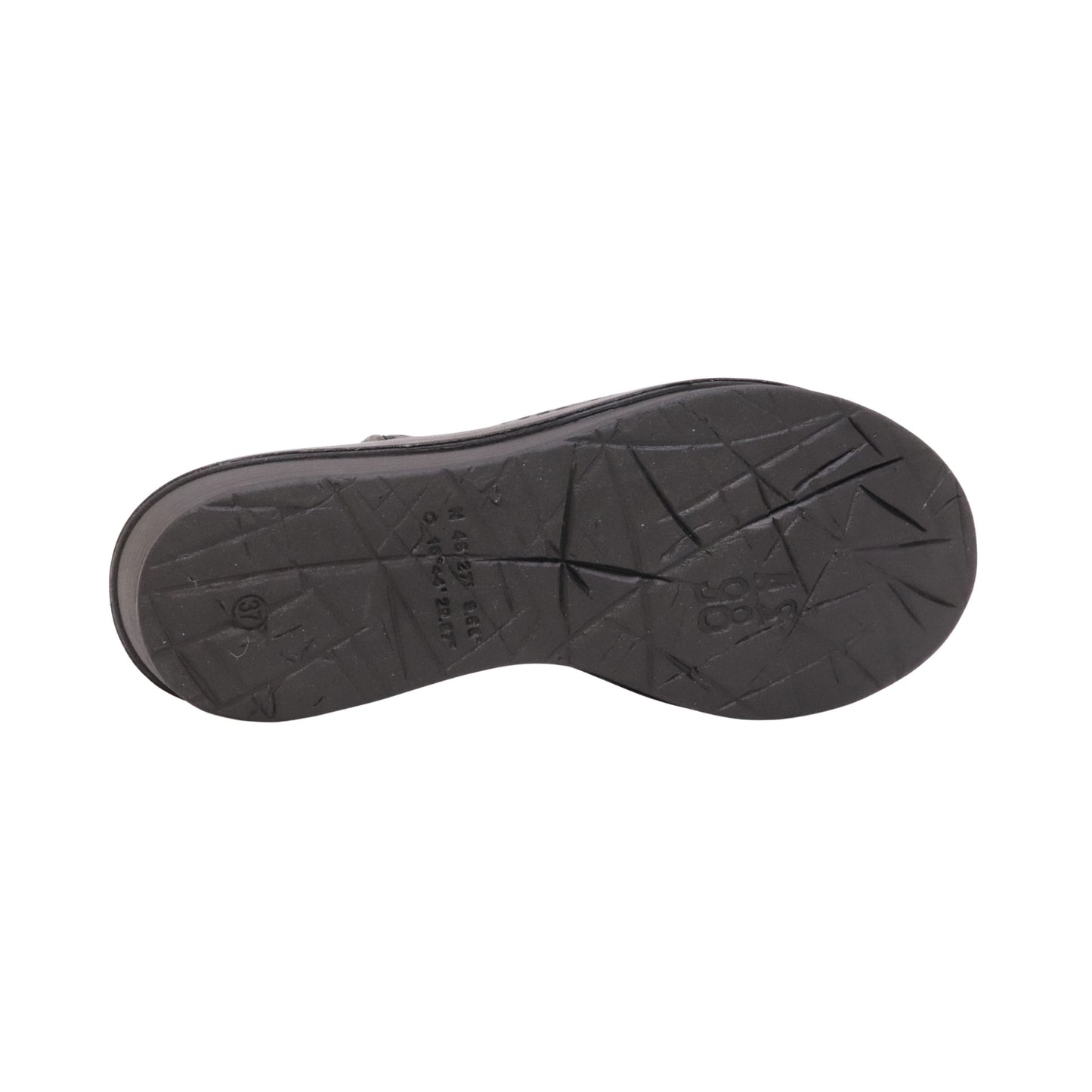A.S.98 Sama C02011 sandalo donna in pelle nera traforata con zeppa<BR/> 
