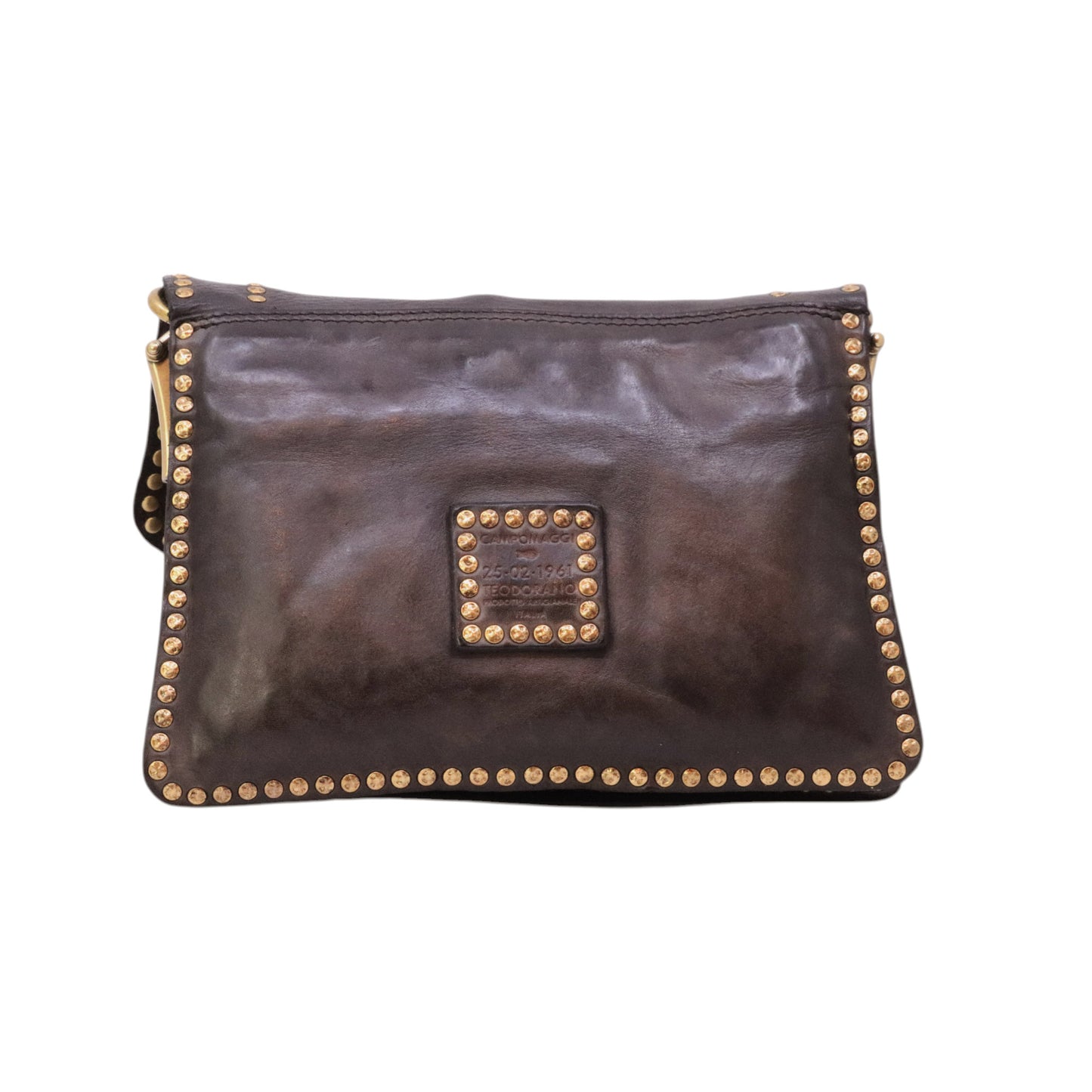 Campomaggi Agnese C016500ND-X0007-C0501 borsa donna in pelle grigia Made in Italy 