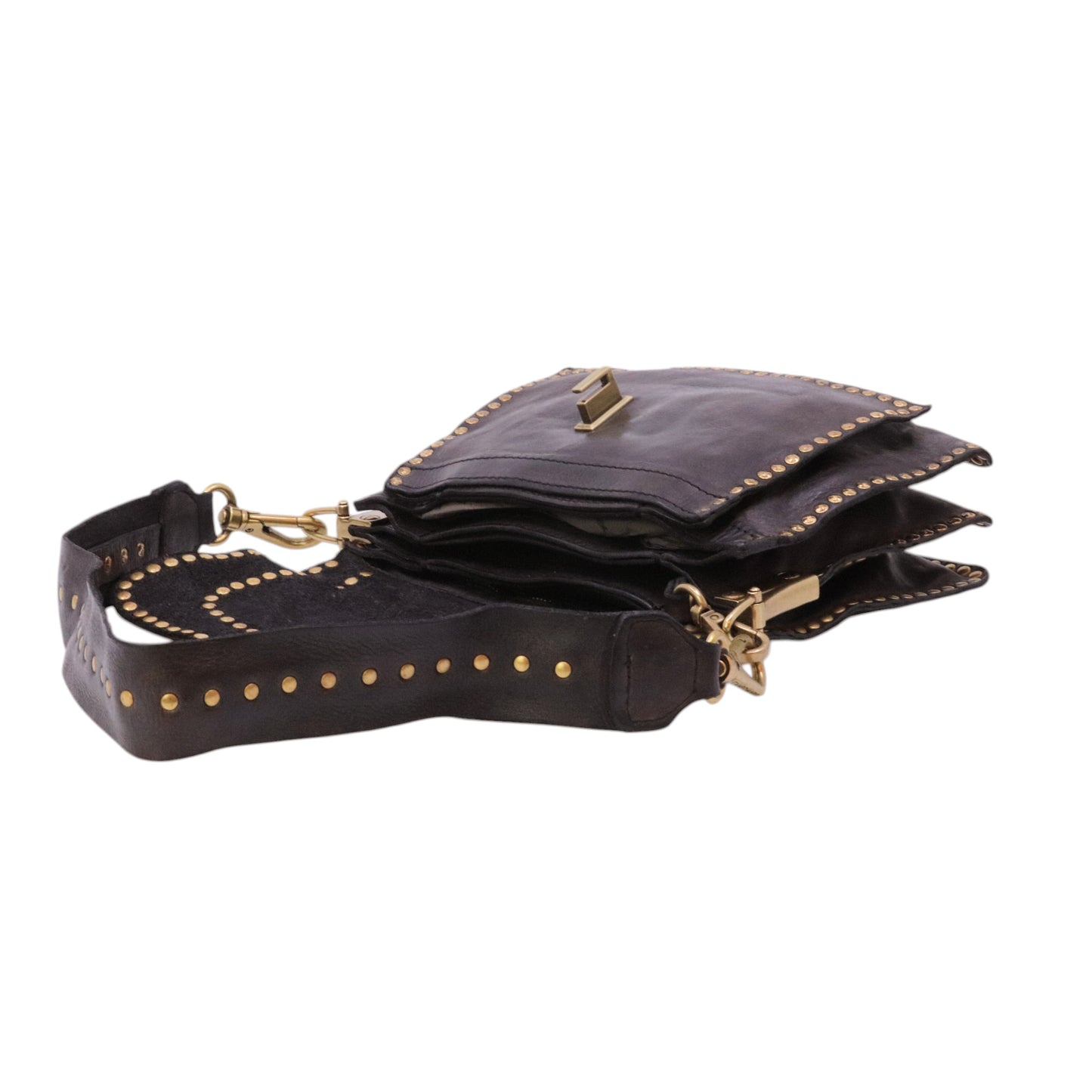 Campomaggi Agnese C016500ND-X0007-C0501 borsa donna in pelle grigia Made in Italy 