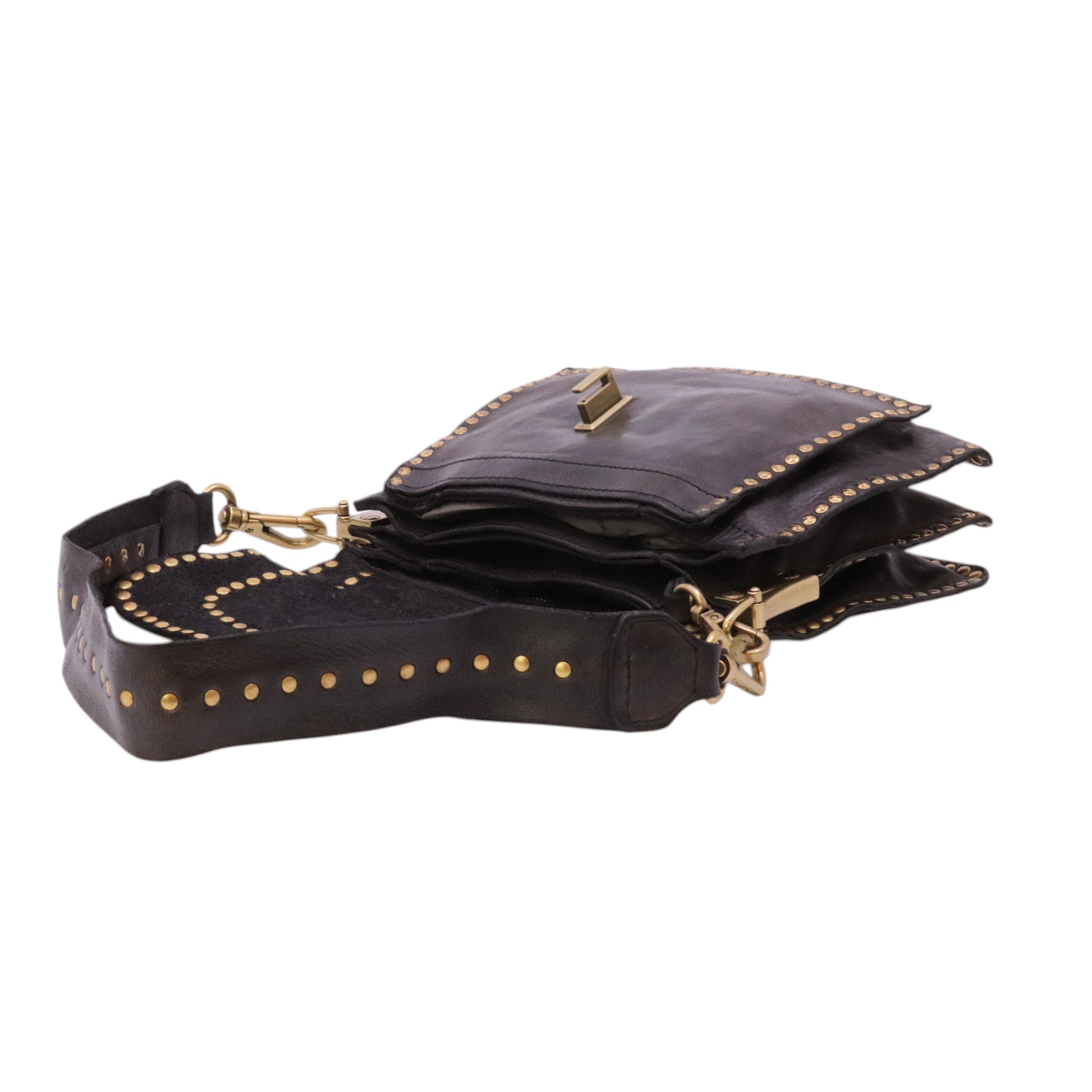Campomaggi Agnese C016500ND-X0007-C0501 borsa donna in pelle grigia Made in Italy 