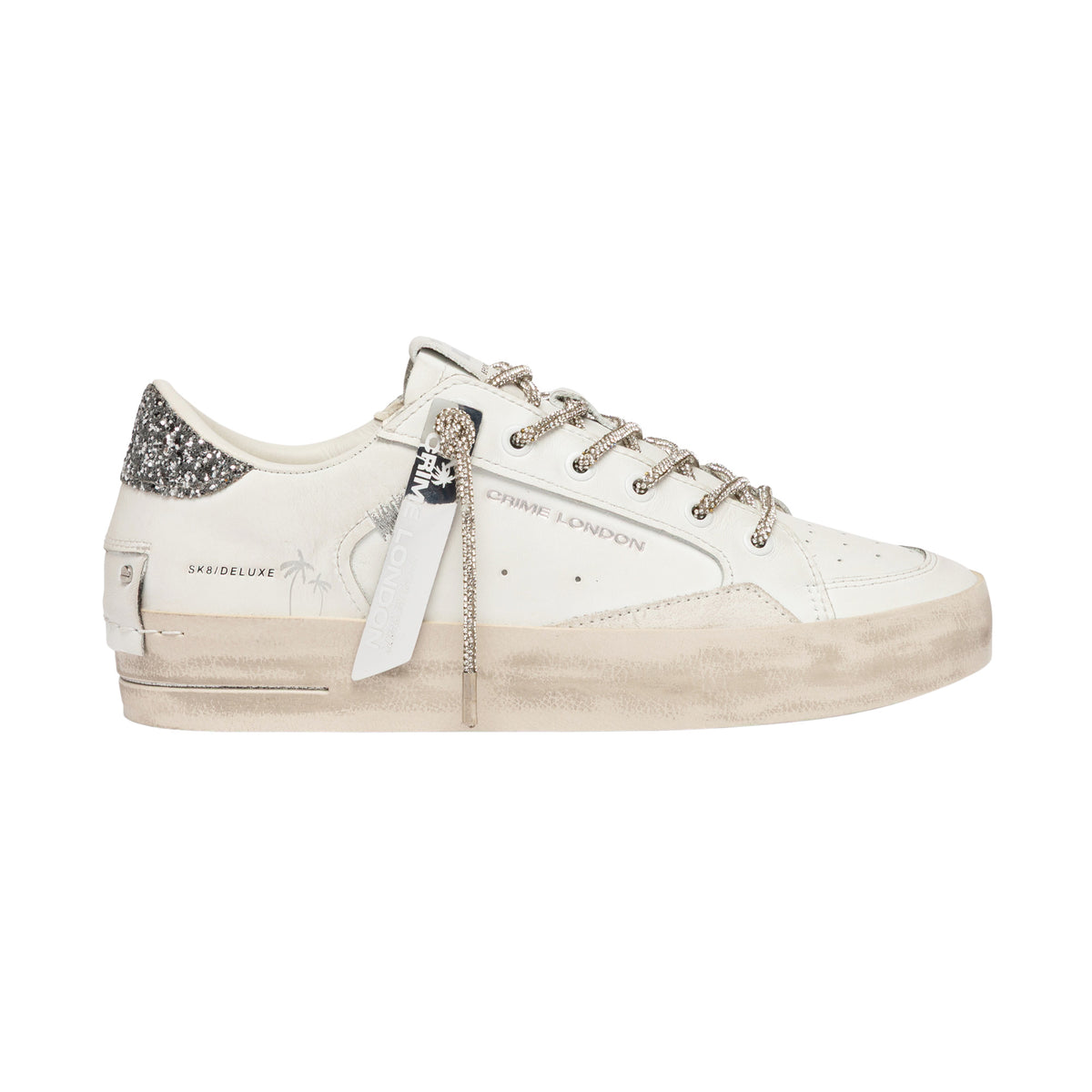 Crime London Skate Always Shining 29111 sneaker donna in pelle 